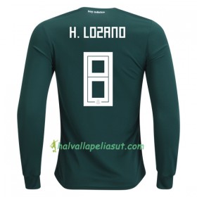 Jalkapallo Pelipaidat Meksiko H.Lozano 8 World Cup 2018 Kotipaita Pitkähihainen